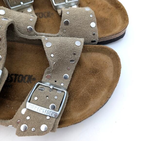 Birkenstock Arizona Rivets Studded Slide Sandals Unisex Size US W7/M5 EU38 - Picture 14 of 15